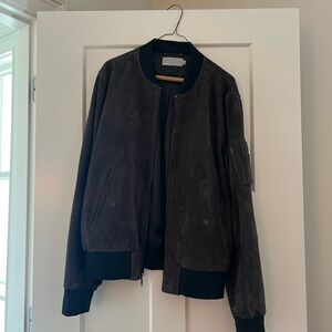 Vince Dark Brown Suede Jacket